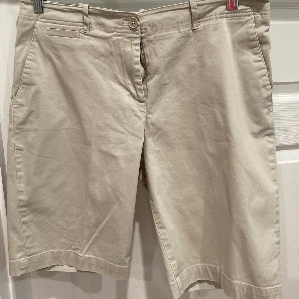 Talbots 5 pocket shorts.  Tan color.  Size 10